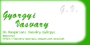 gyorgyi vasvary business card
